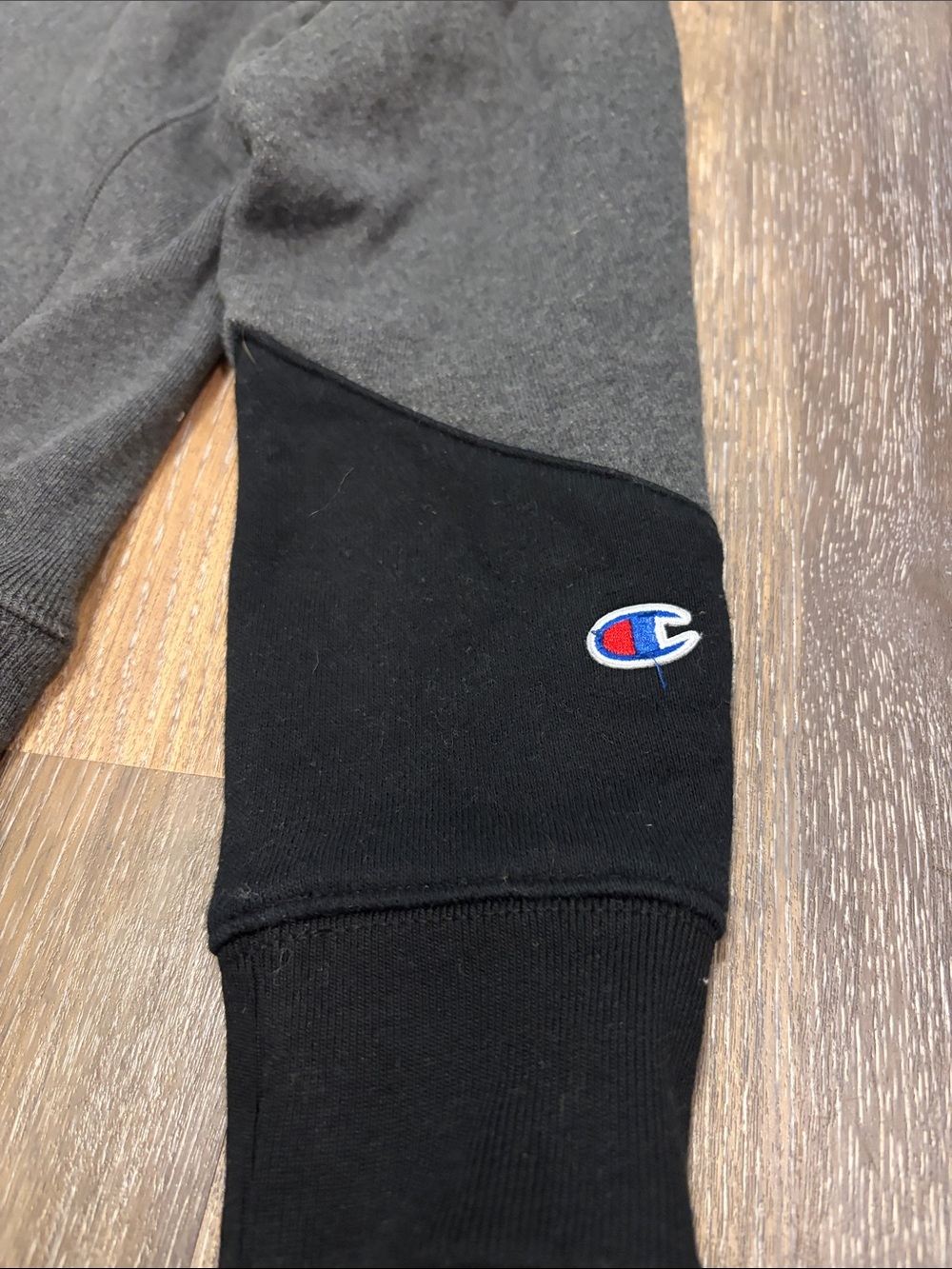 Champion Reverse Weave Diagonal Colorblock Sweatshirt - Picture 2 of 7